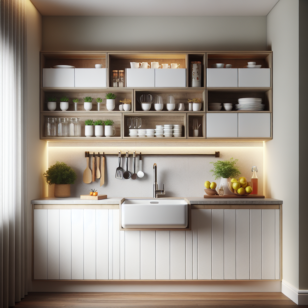 주방 싱크대 선반 추천, 수납력 두 배로 늘리는 상부 공간 활용