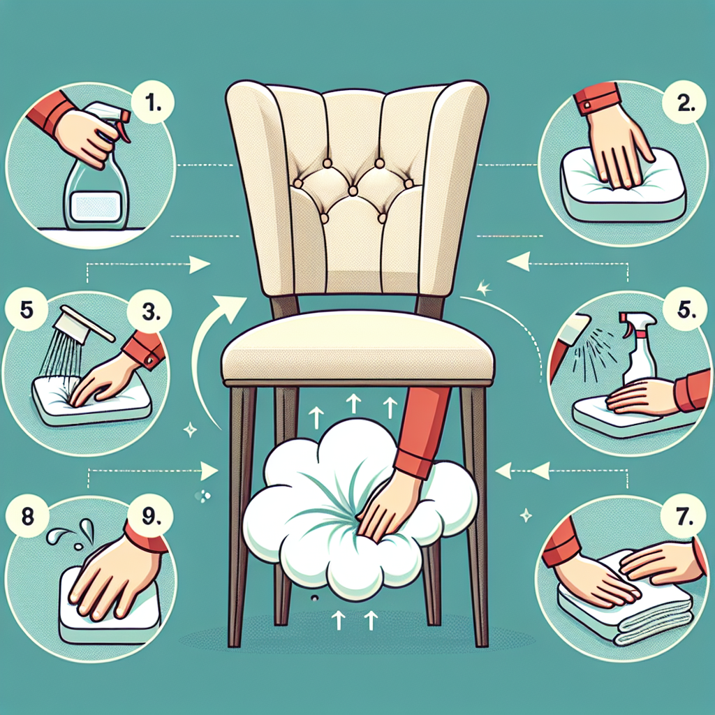 의자 쿠션 냄새 제거, 탈취와 위생을 동시에 잡는 방법