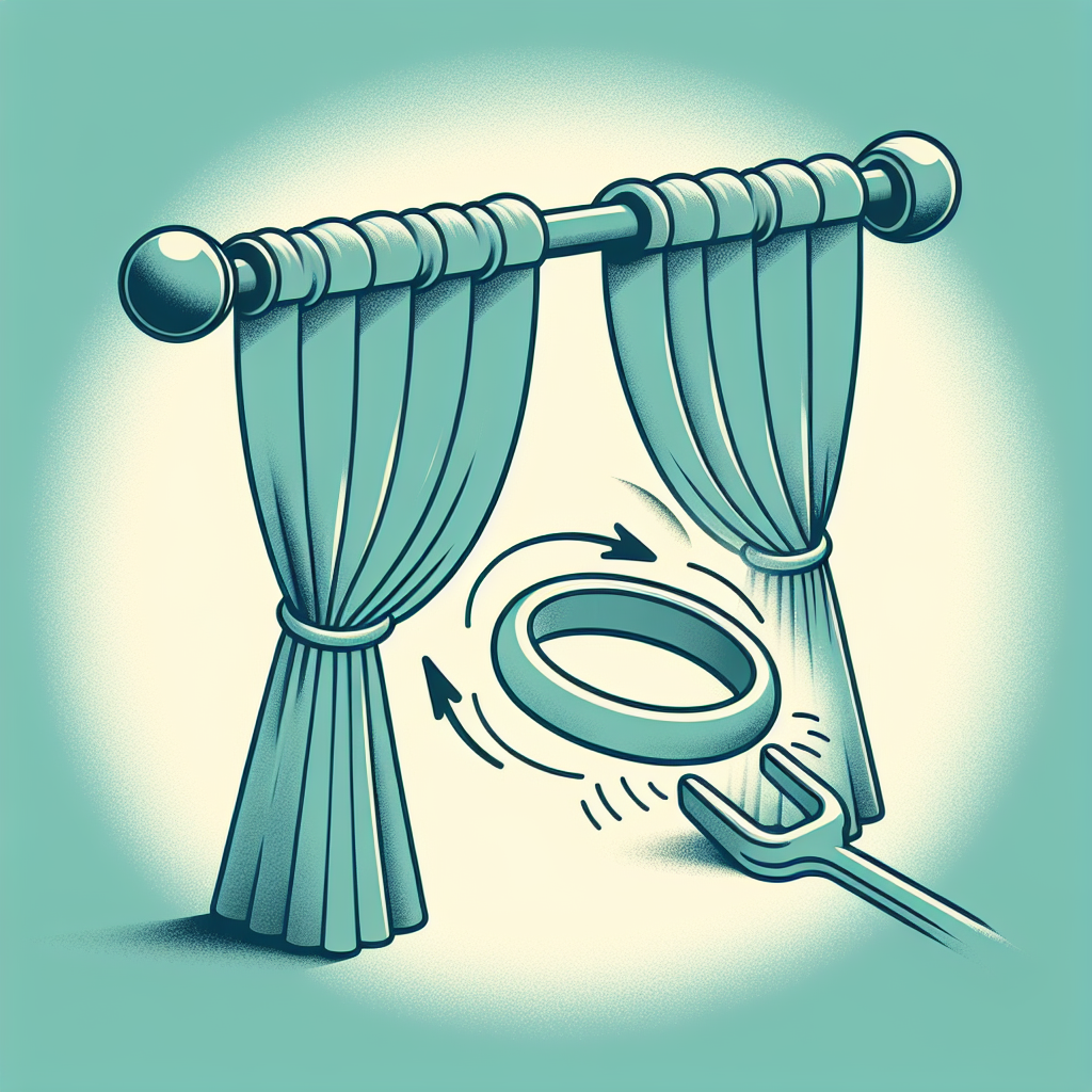 커튼 링 마찰 줄이기, 소리 없이 부드럽게 움직이는 요령