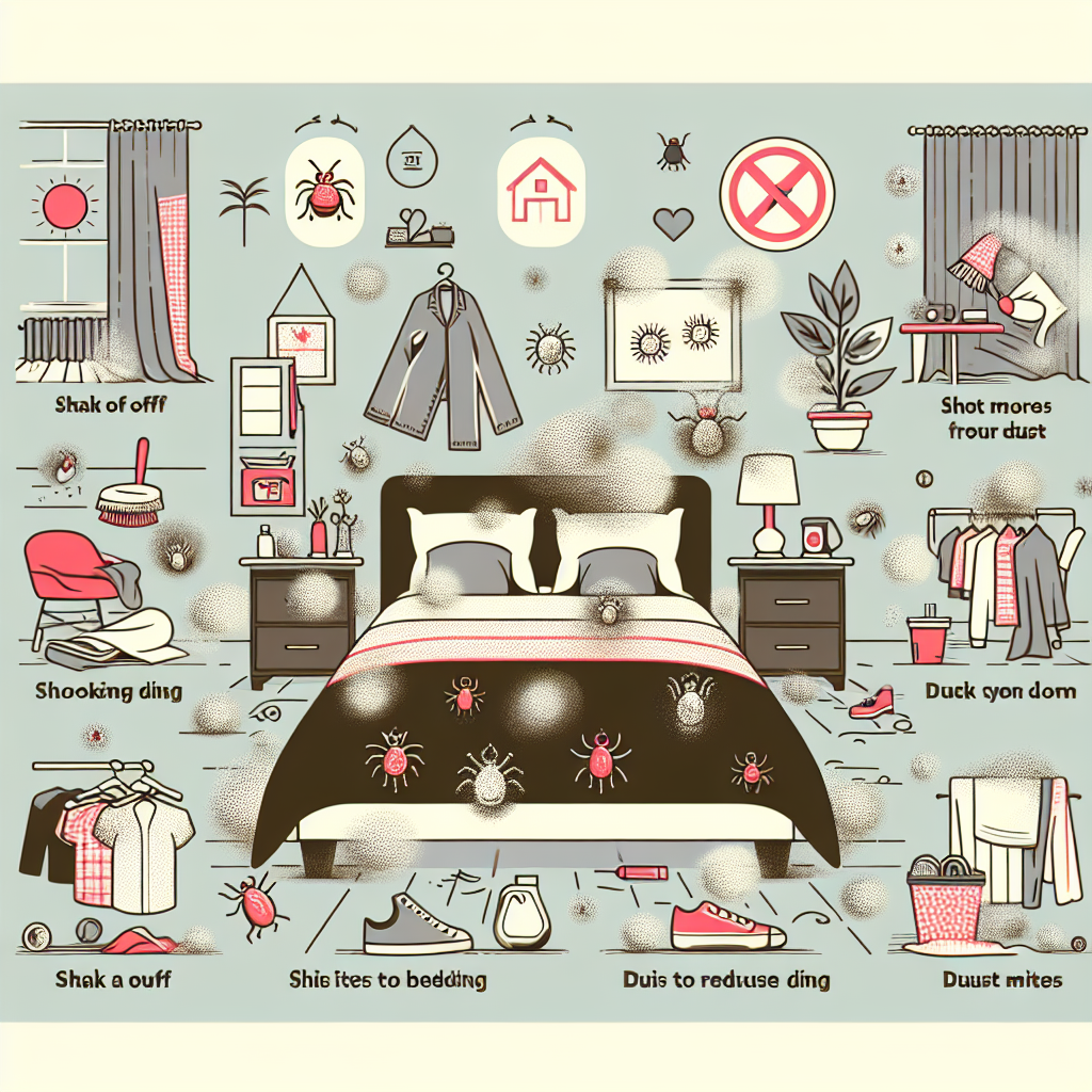 침구 털어내는 요령, 집먼지 진드기 줄이는 빠른 습관