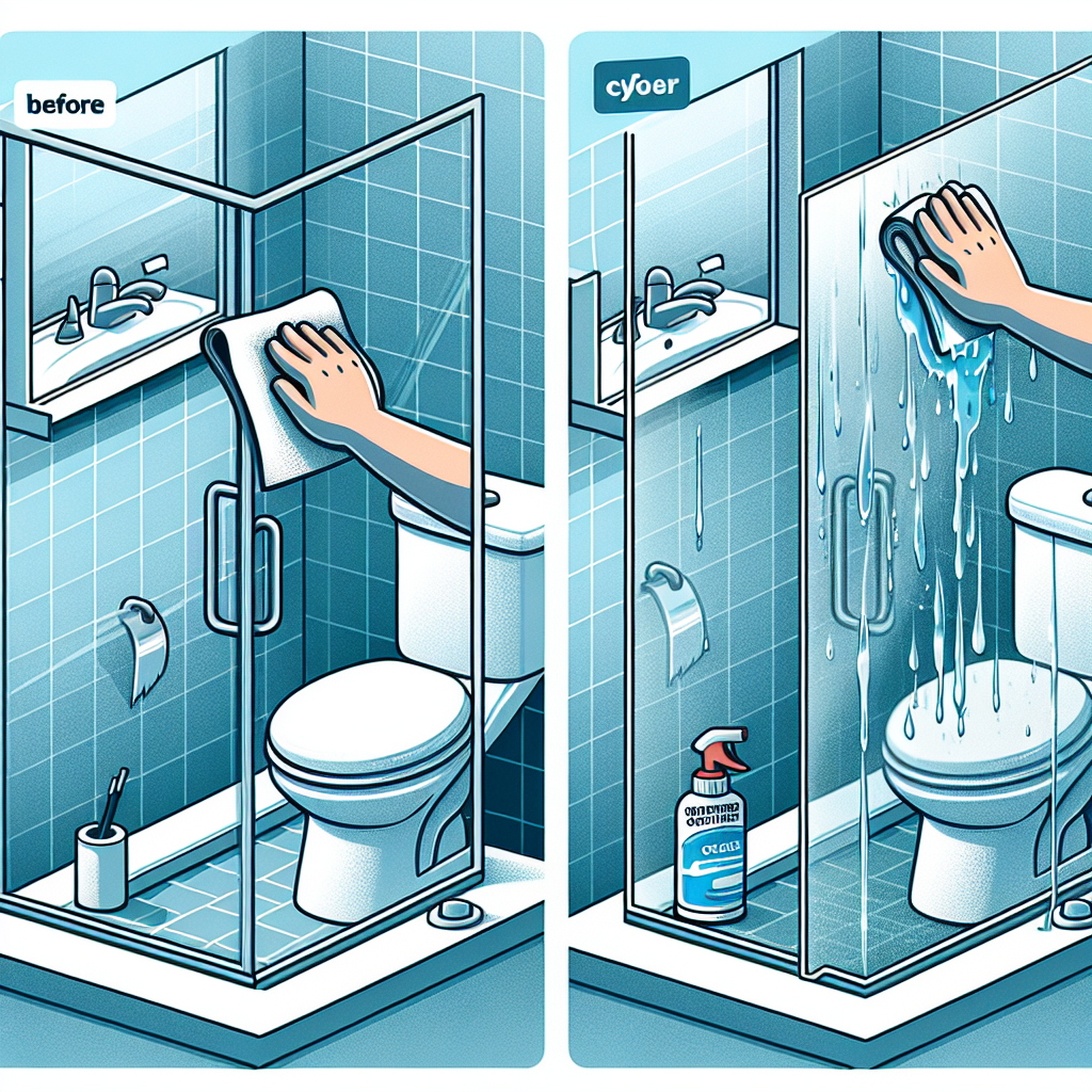 욕실 유리 발수코팅 팁, 물 때 끼지 않게 유지하는 비법