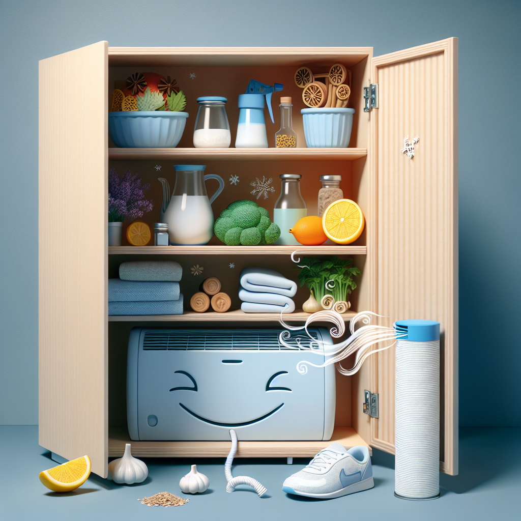 수납장 악취 제거, 내부 공기 바꾸는 간단한 정리 팁