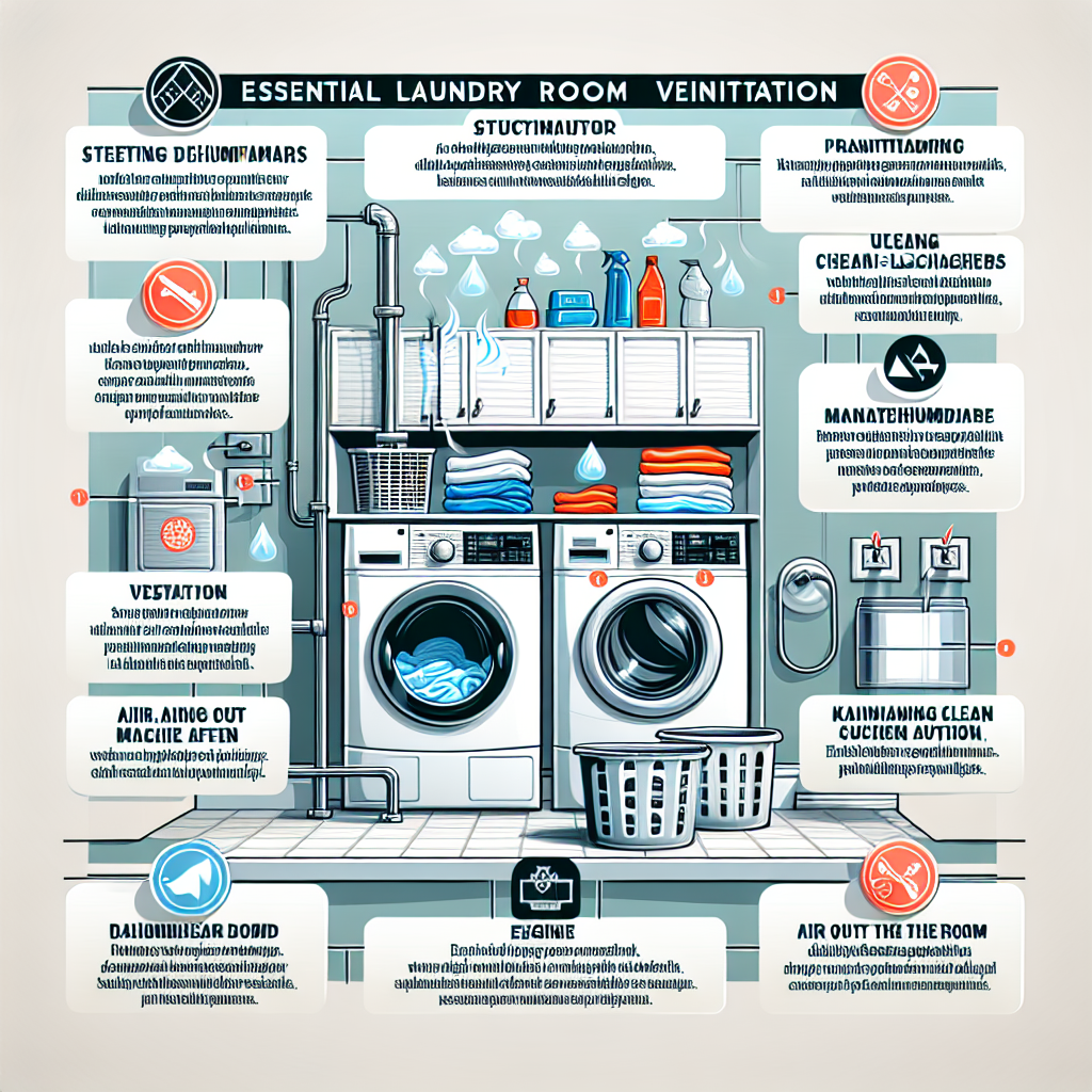 세탁실 환기 팁, 빨래 냄새 줄이는 필수 조건