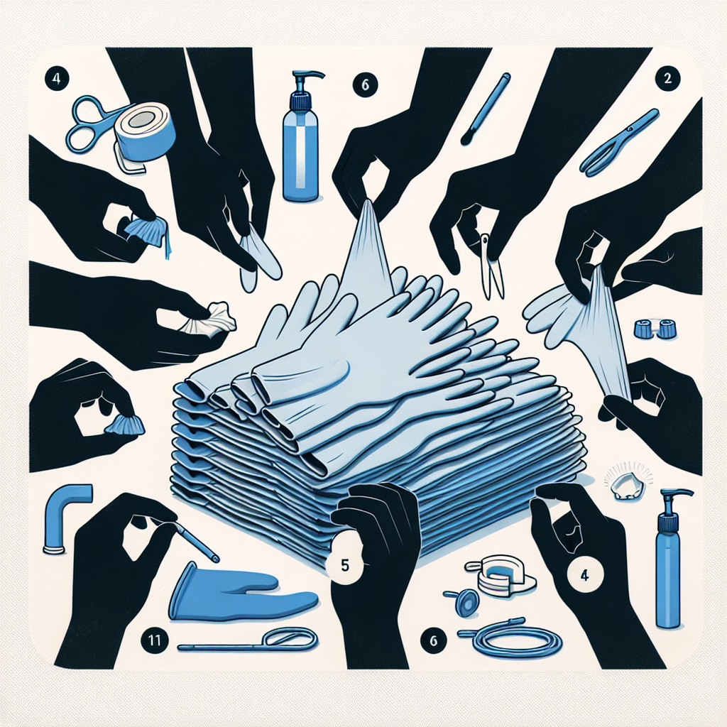 비닐장갑 보관 팁, 뭉치지 않고 한 장씩 꺼내는 요령