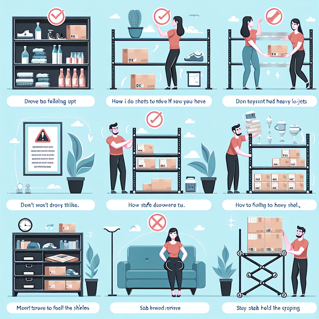 선반 이탈 방지 팁, 무거운 물건도 안정적으로 버티게 하는 법