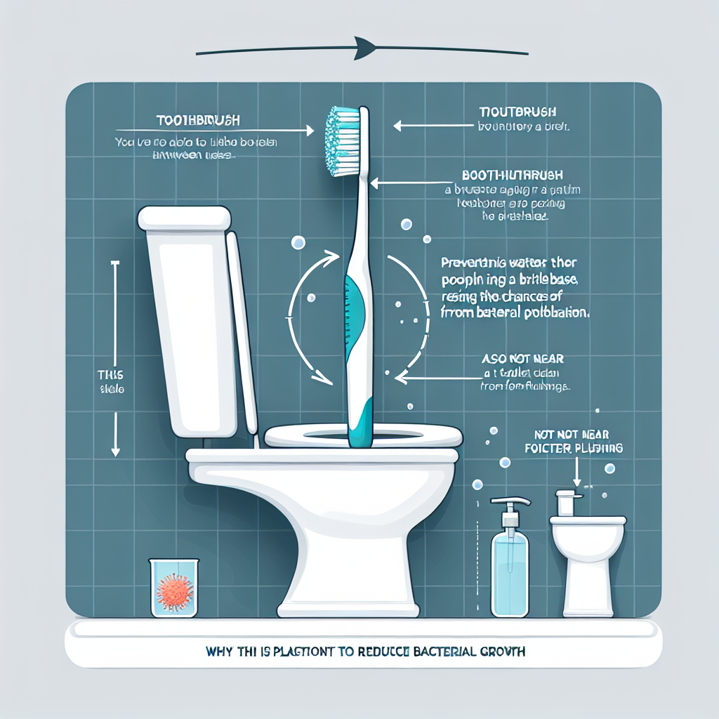 칫솔 보관 위치, 세균 번식 줄어드는 이유