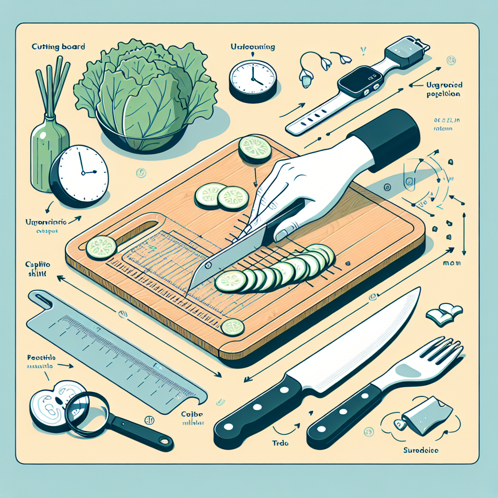 칼질 잘되는 도마 위치, 손목 피로 줄어드는 이유